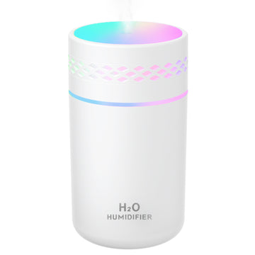 Humidificateur d'air Type-c Mini Humidificateur avec réservoir d'eau de 260 ml et 2 Mode Brume Réglable Portable pour Auto Maison